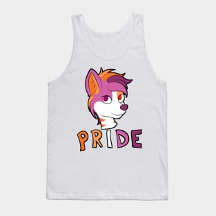 Lesbian Pride - Furry Mascot 1 Tank Top